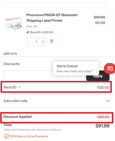 Phomemo 30% off coupon